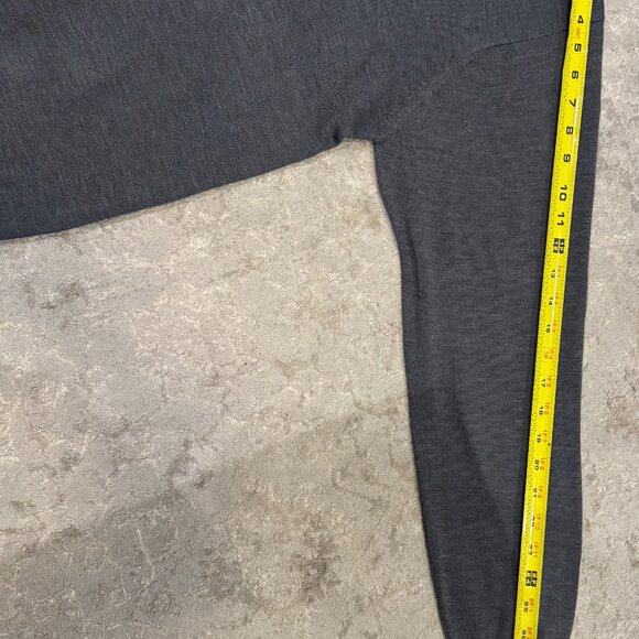 Johnston & Murphy Men's 100% Silk Knit Crew Neck Grey Long Sleeve Sweater Shirt - Picture 13 of 16